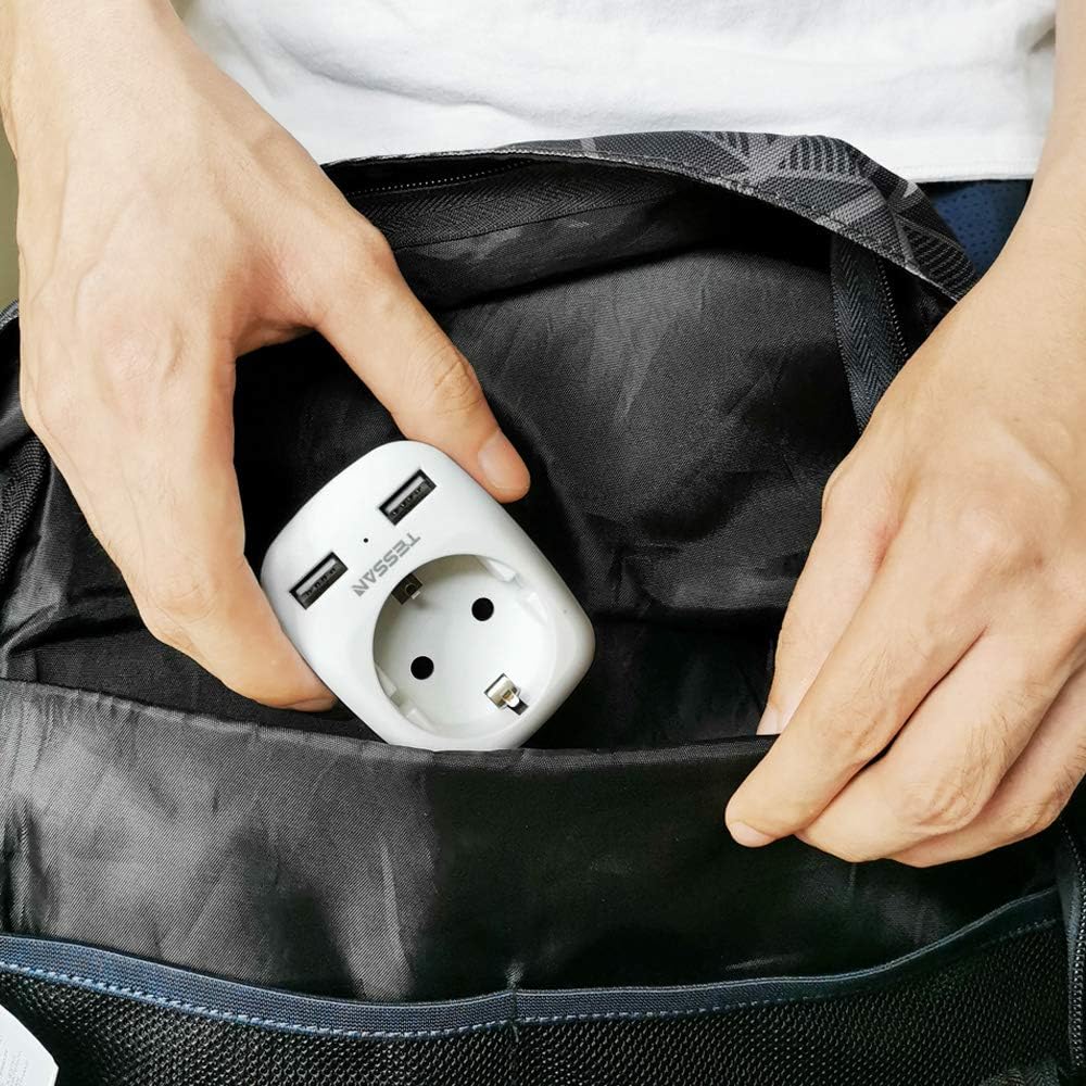TESSAN USB Steckdose, 3600W Mehrfachstecker mit USB