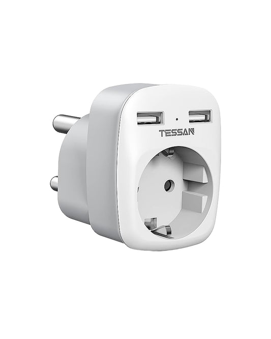 TESSAN Reiseadapter Südafrika mit USB,Reiseadapter Typ M für Namibia Botswana