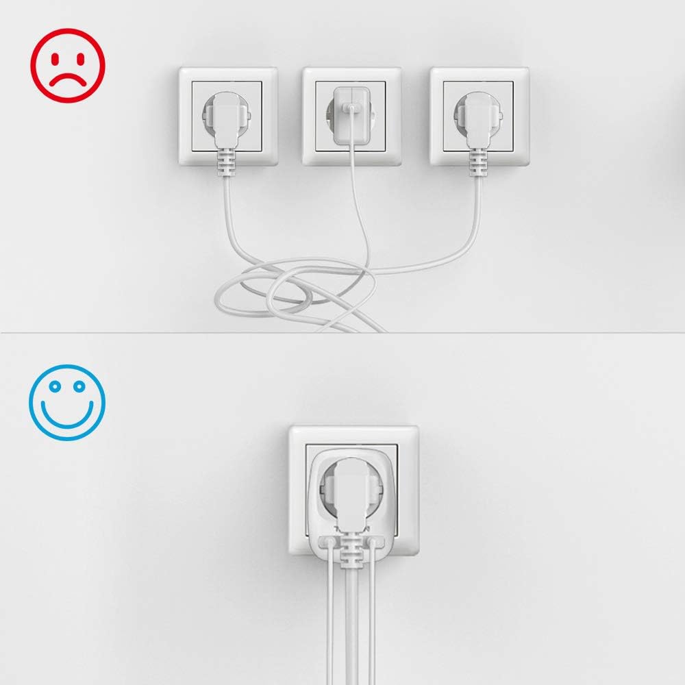 TESSAN USB Steckdose, 3600W Mehrfachstecker mit USB