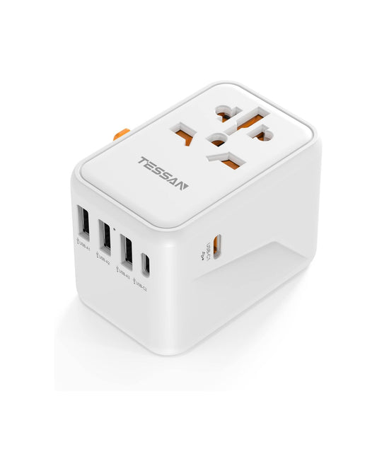 TESSAN PD Universal Reiseadapter mit 5 USB-Ports