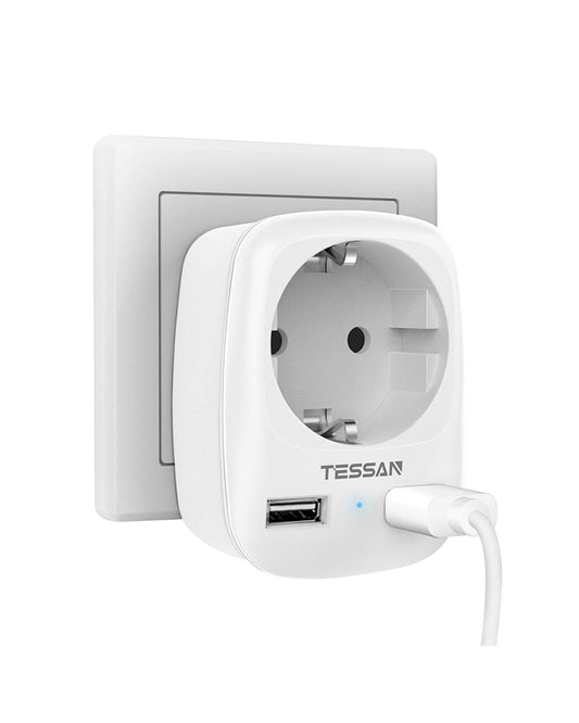 TESSAN USB Steckdose, 3600W Mehrfachstecker mit USB