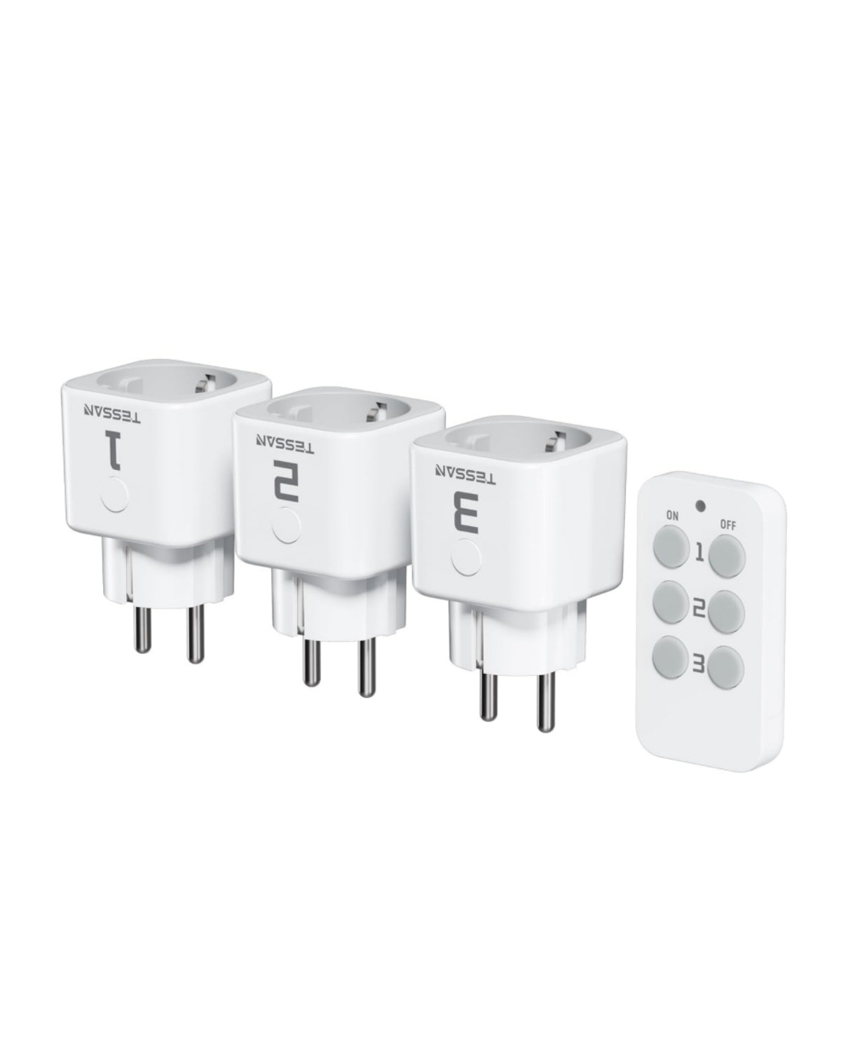 TESSAN Funksteckdosen mit Fernbedienung 2300W