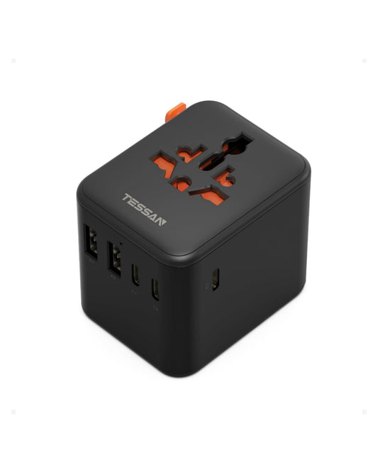 TESSAN Universal Reiseadapter mit 5 USB-Anschlüssen